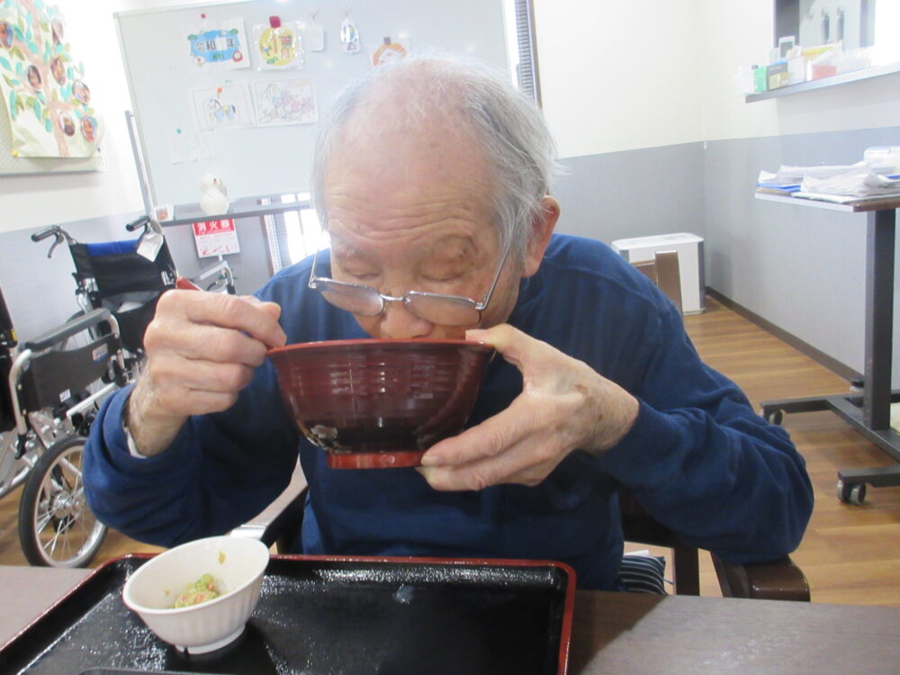 島田市老人ホーム_お雑煮食べ比べ